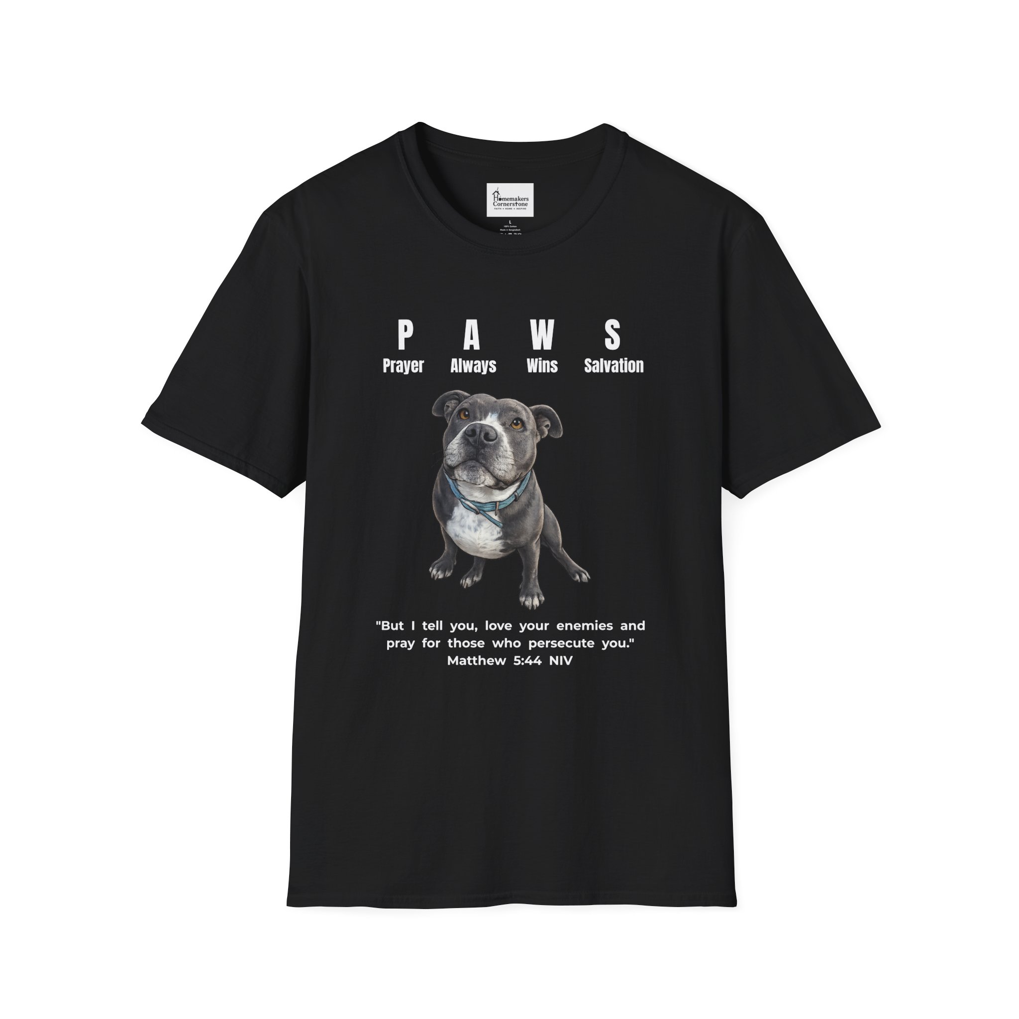 P.A.W.S. - Prayer Always Wins Salvation - Unisex Softstyle T-Shirt