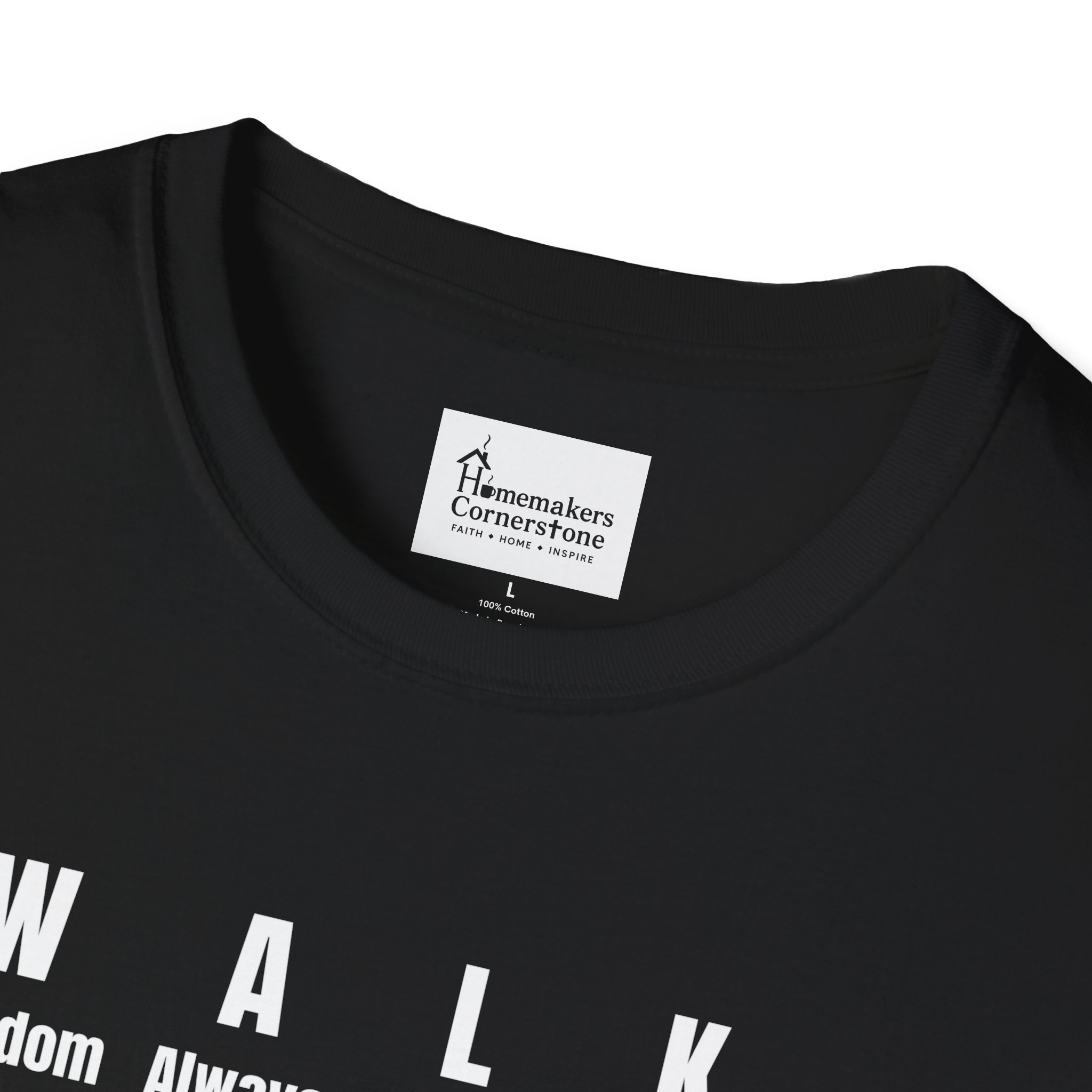 W.A.L.K. - Wisdom Always Learns Knowledge - Unisex Softstyle T-Shirt - Pitbull Terrier - Image 3