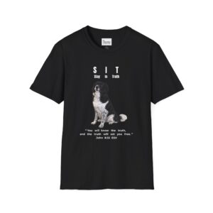 S.I.T. - Stay In Truth - Unisex Softstyle T-Shirt - Border Collie