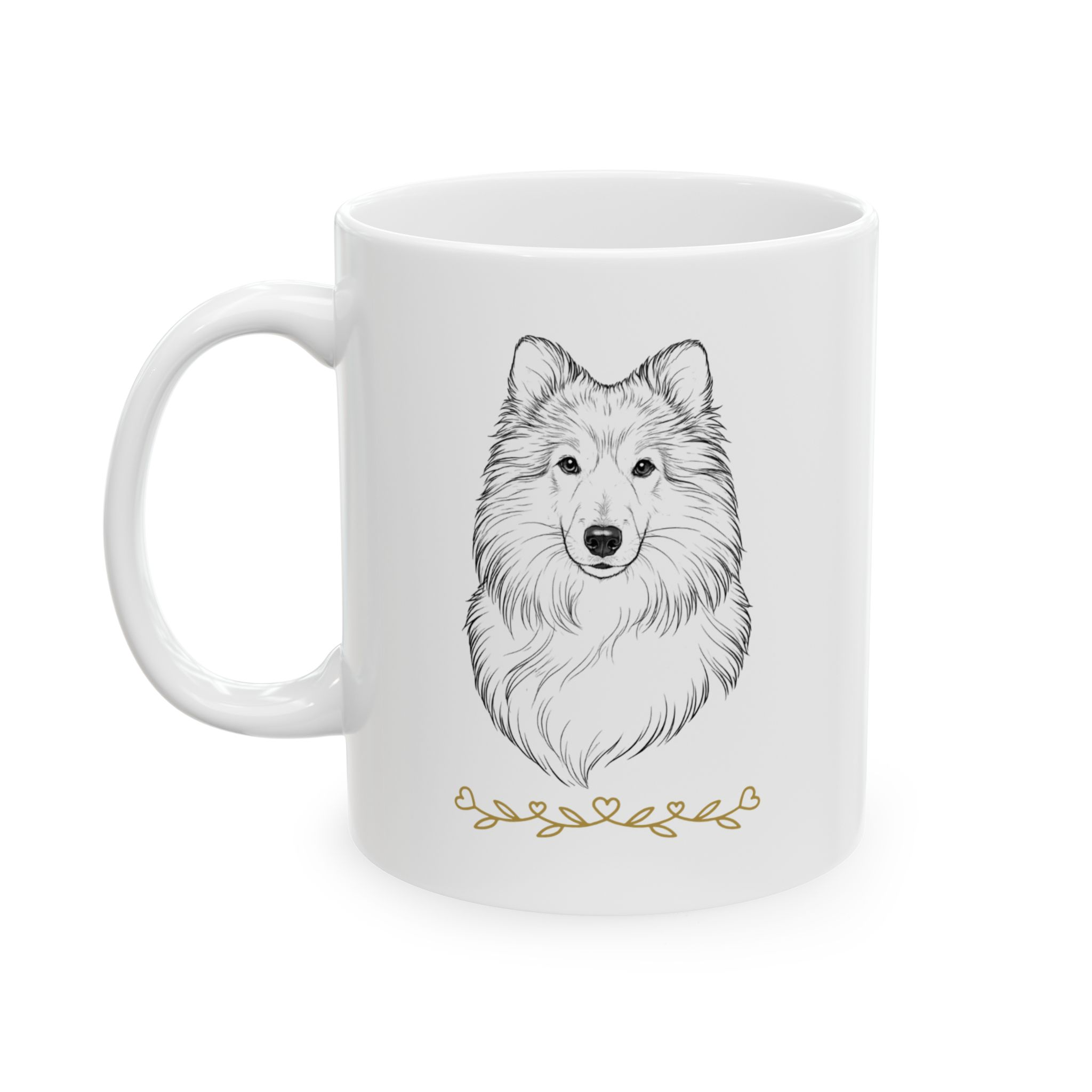 Charlie "The Lord is my shepherd; I shall not want" Coffee Mug - Psalm 23:1 - Ceramic Mug 11oz