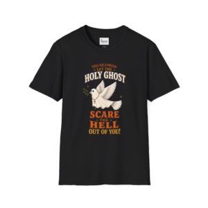 A funny Christian Halloween shirt with a meaningful message
