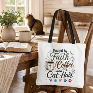 Cat hair tote bag
