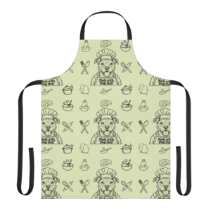 Sasha Green Pit Bull Apron – Dog Lover Kitchen Apron