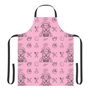 Sasha Pink Pit Bull Apron – Dog Lover Kitchen Apron